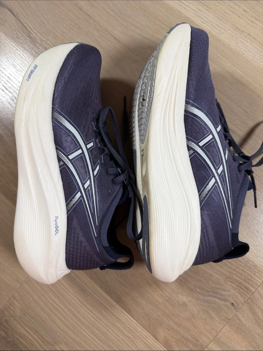 ASICS GEL-Nimbus Running Shoes Women Size 8 Blue Purple 1012B753 Max Cushion